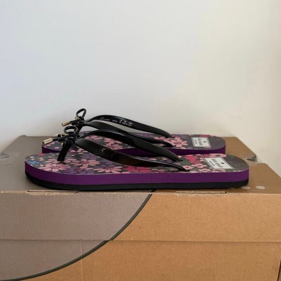 Kate Spade Floral Slides Women Flip Flop Sandal- SZ  10 - Picture 6 of 8